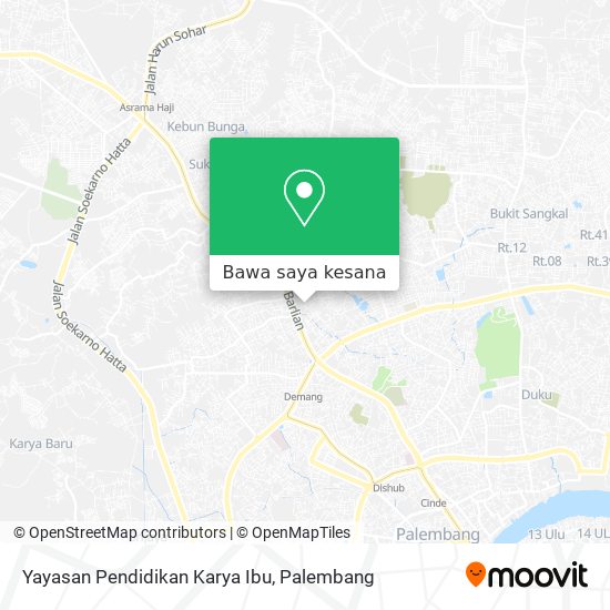 Peta Yayasan Pendidikan Karya Ibu