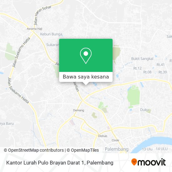 Peta Kantor Lurah Pulo Brayan Darat 1