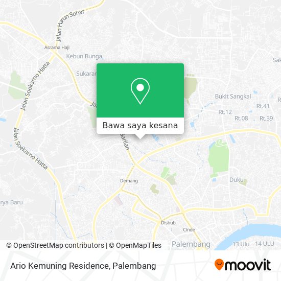 Peta Ario Kemuning Residence