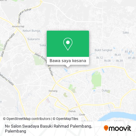 Peta Nv Salon Swadaya Basuki Rahmad Palembang