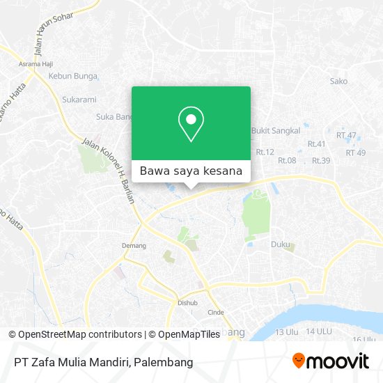 Peta PT Zafa Mulia Mandiri
