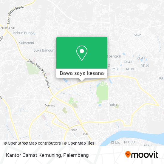 Peta Kantor Camat Kemuning