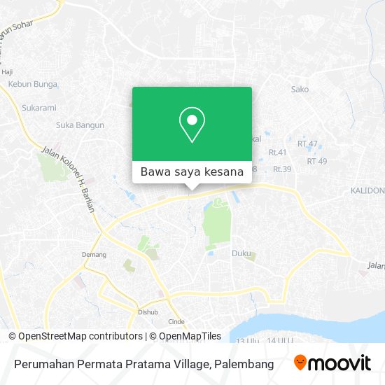 Peta Perumahan Permata Pratama Village