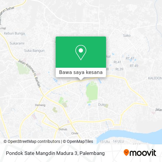 Peta Pondok Sate Mangdin Madura 3