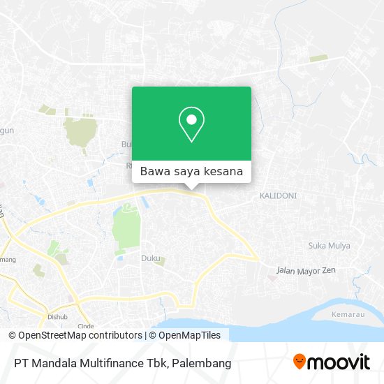 Peta PT Mandala Multifinance Tbk