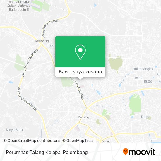 Peta Perumnas Talang Kelapa