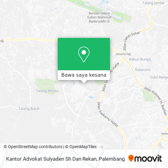 Peta Kantor Advokat Sulyaden Sh Dan Rekan