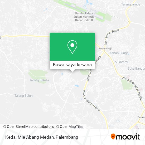 Peta Kedai Mie Abang Medan