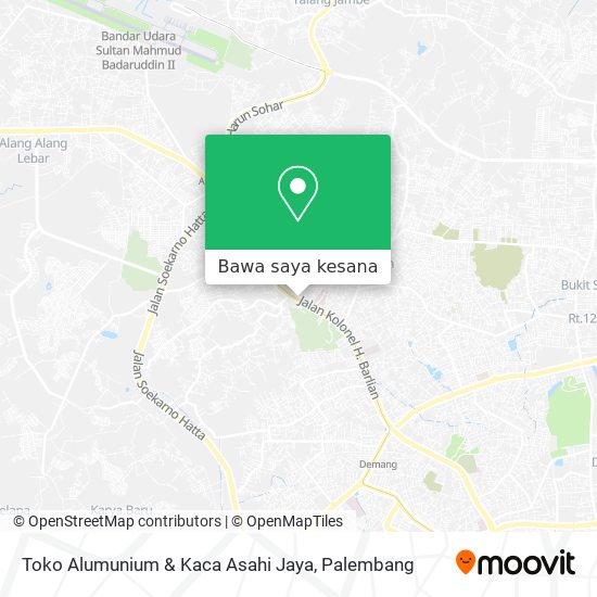 Peta Toko Alumunium & Kaca Asahi Jaya
