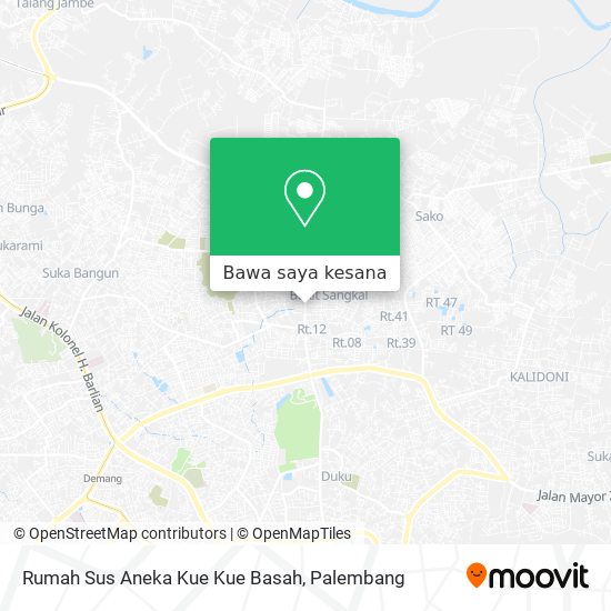 Peta Rumah Sus Aneka Kue Kue Basah
