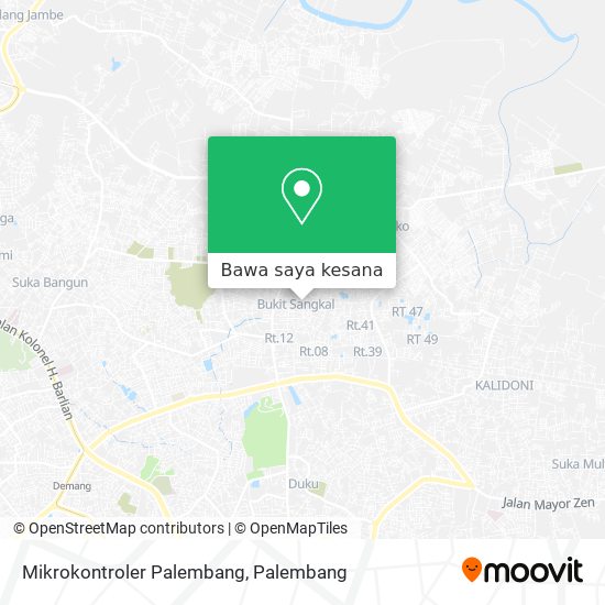 Peta Mikrokontroler Palembang