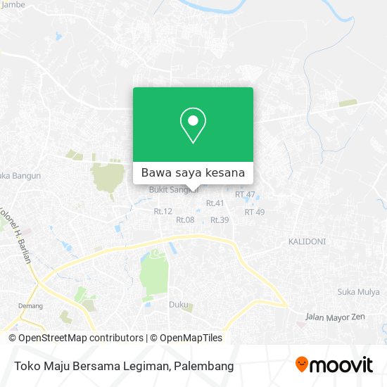 Peta Toko Maju Bersama Legiman