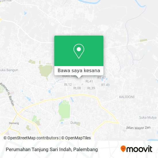 Peta Perumahan Tanjung Sari Indah