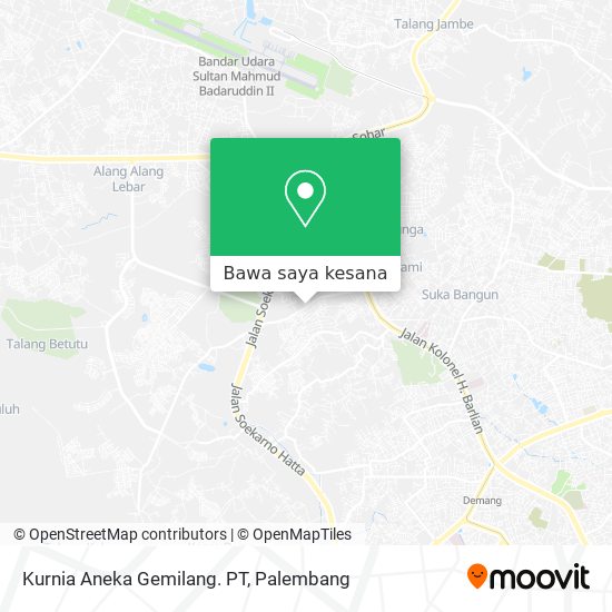 Peta Kurnia Aneka Gemilang. PT