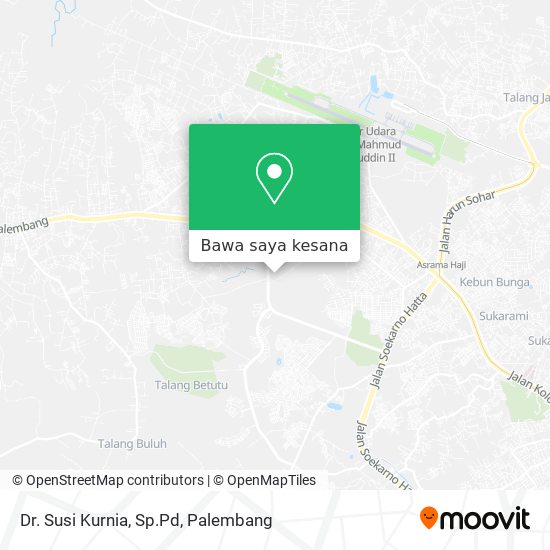 Peta Dr. Susi Kurnia, Sp.Pd