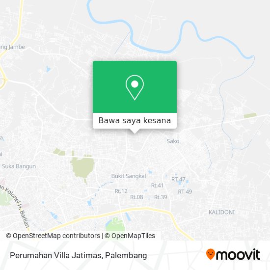 Peta Perumahan Villa Jatimas