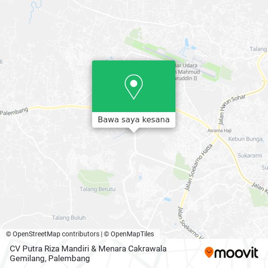 Peta CV Putra Riza Mandiri & Menara Cakrawala Gemilang