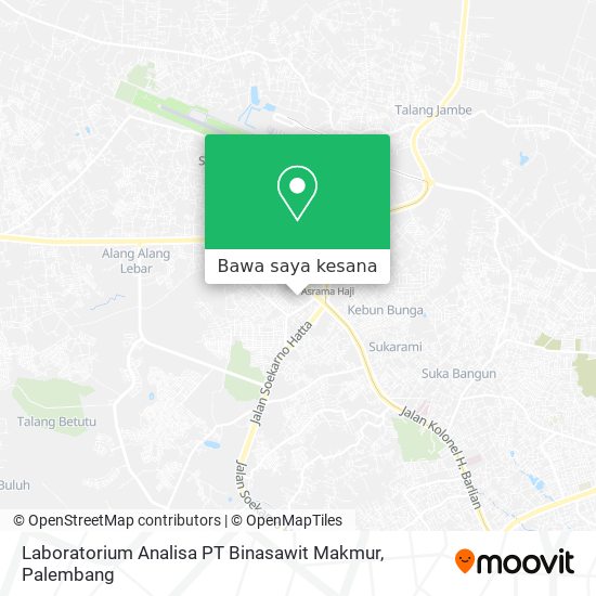 Peta Laboratorium Analisa PT Binasawit Makmur
