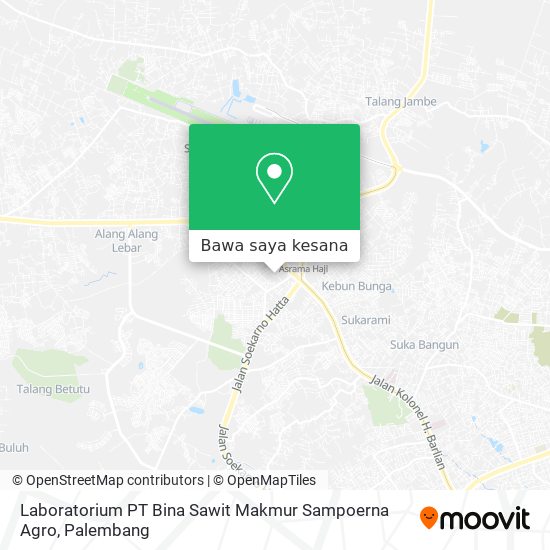 Peta Laboratorium PT Bina Sawit Makmur Sampoerna Agro