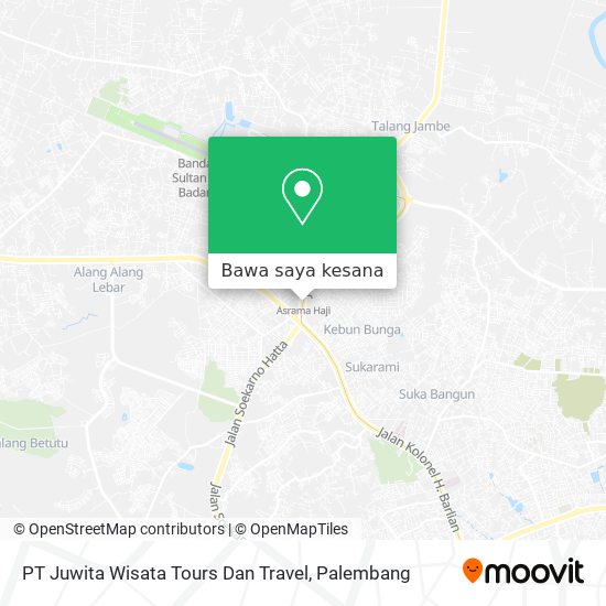 Peta PT Juwita Wisata Tours Dan Travel