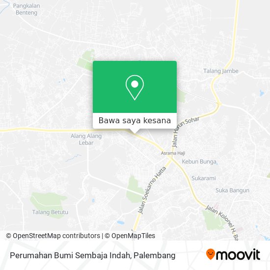 Peta Perumahan Bumi Sembaja Indah