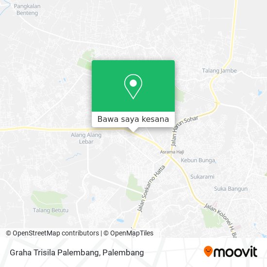 Peta Graha Trisila Palembang