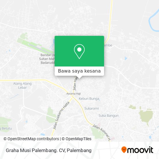 Peta Graha Musi Palembang. CV