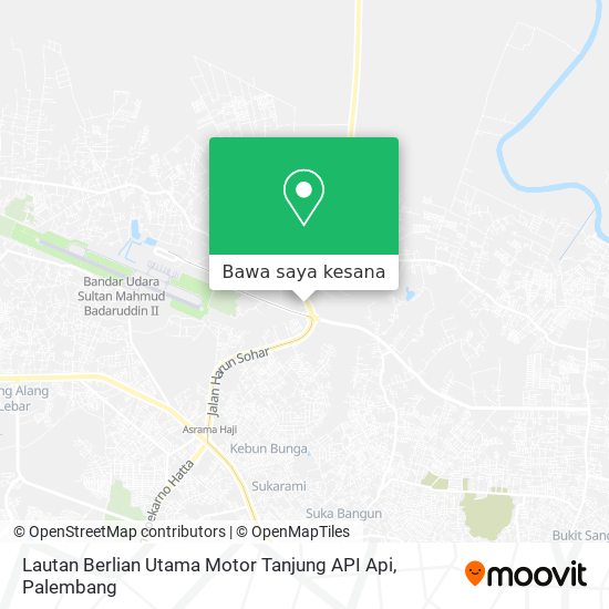 Peta Lautan Berlian Utama Motor Tanjung API Api