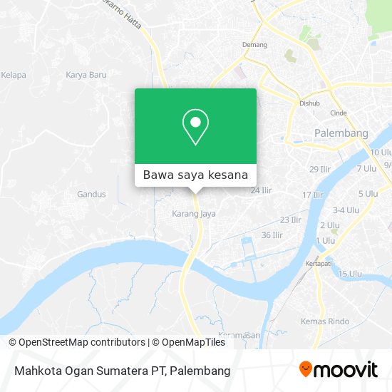 Peta Mahkota Ogan Sumatera PT