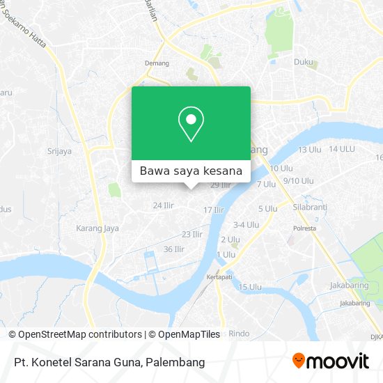 Peta Pt. Konetel Sarana Guna