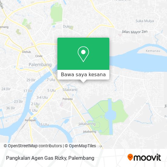 Peta Pangkalan Agen Gas Rizky