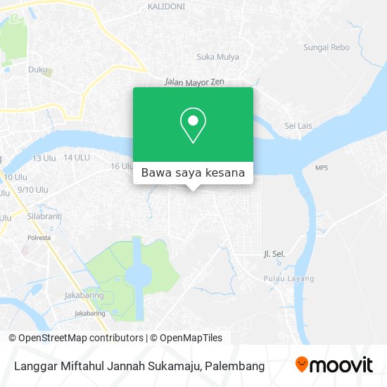 Peta Langgar Miftahul Jannah Sukamaju