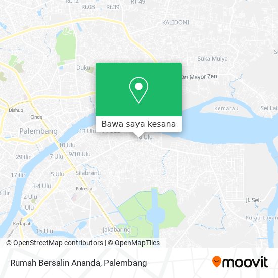 Peta Rumah Bersalin Ananda