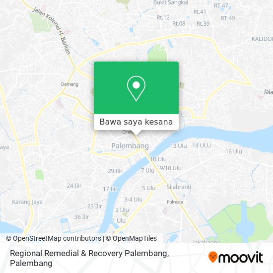 Peta Regional Remedial & Recovery Palembang
