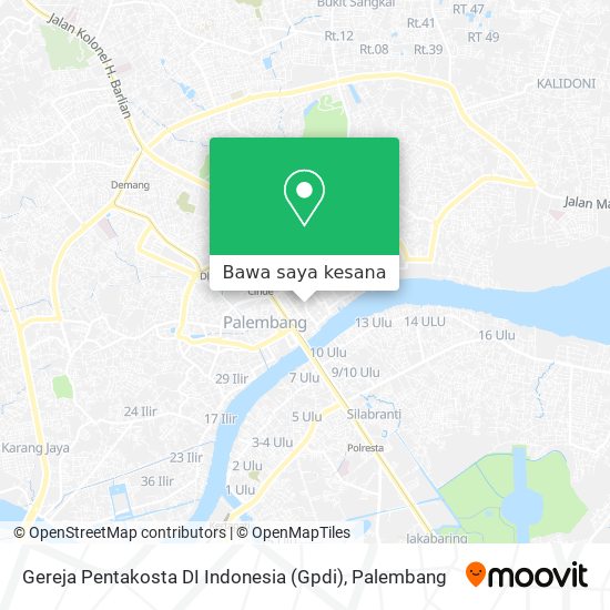 Peta Gereja Pentakosta DI Indonesia (Gpdi)