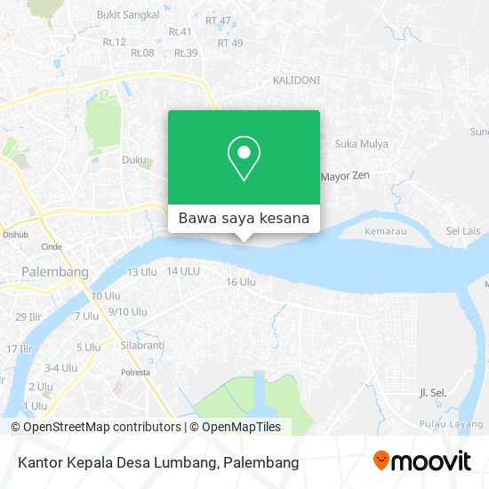 Peta Kantor Kepala Desa Lumbang