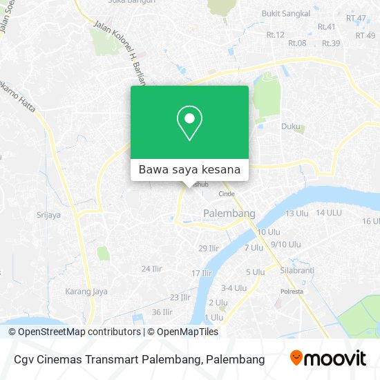 Peta Cgv Cinemas Transmart Palembang