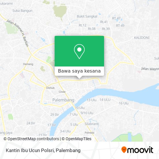 Peta Kantin Ibu Ucun Polsri