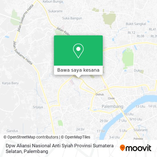 Peta Dpw Aliansi Nasional Anti Syiah Provinsi Sumatera Selatan