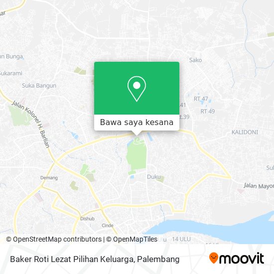 Peta Baker Roti Lezat Pilihan Keluarga