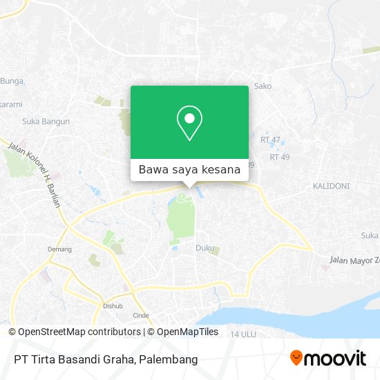 Peta PT Tirta Basandi Graha