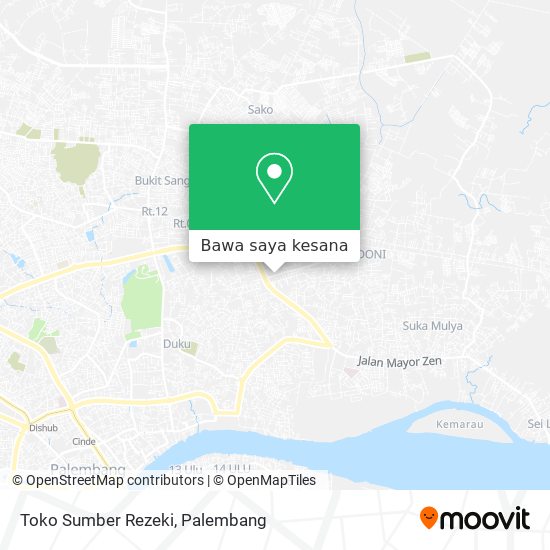 Peta Toko Sumber Rezeki