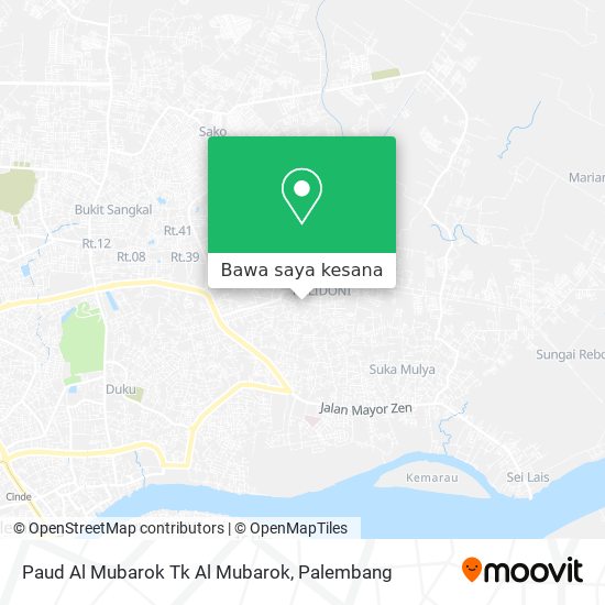 Peta Paud Al Mubarok Tk Al Mubarok