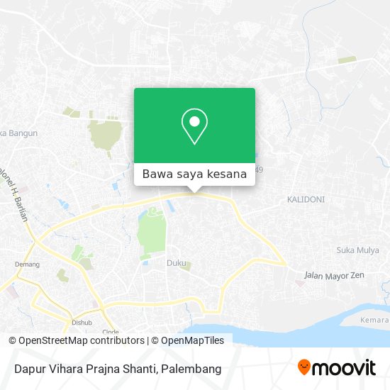 Peta Dapur Vihara Prajna Shanti
