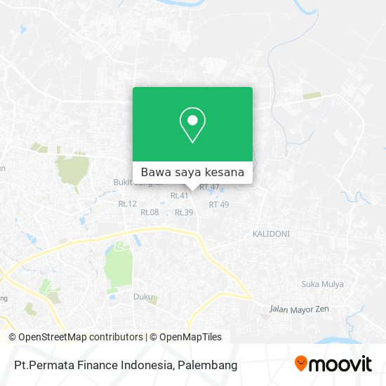 Peta Pt.Permata Finance Indonesia