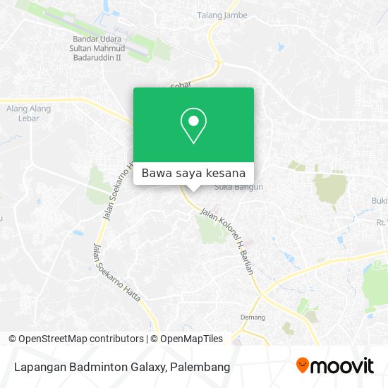 Peta Lapangan Badminton Galaxy