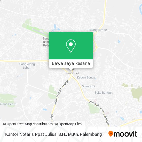 Peta Kantor Notaris Ppat Julius, S.H., M.Kn