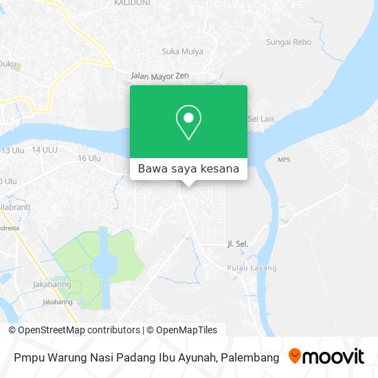 Peta Pmpu Warung Nasi Padang Ibu Ayunah