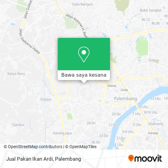 Peta Jual Pakan Ikan Ardi