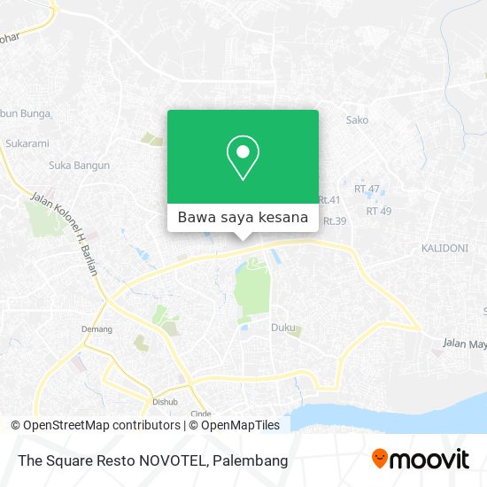 Peta The Square Resto NOVOTEL